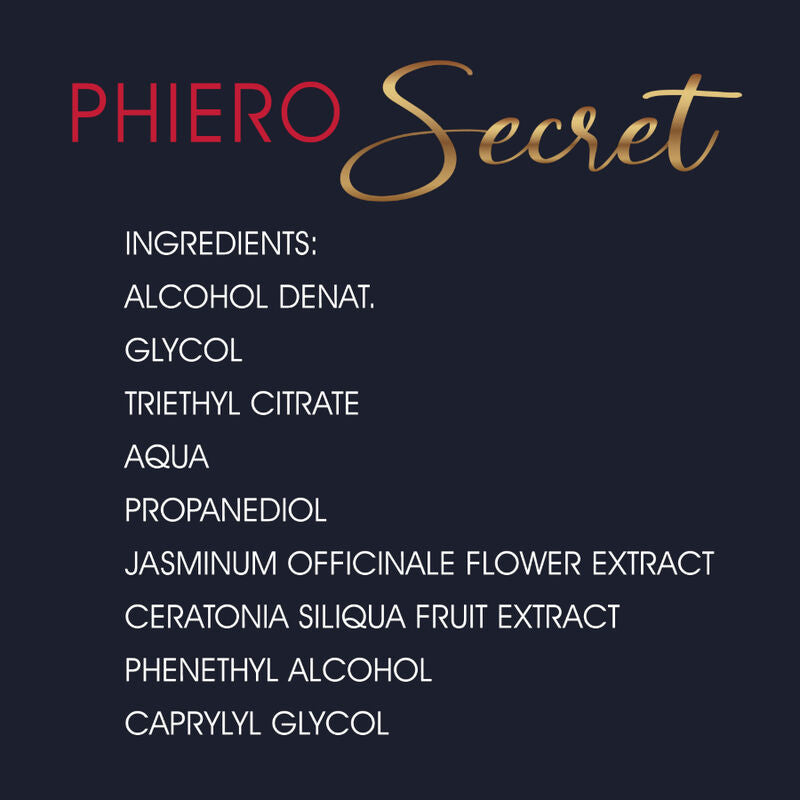 Parfum aux Phéromones Phiero Secret Sans Odeur Femme 15 ml - 500Cosmetics