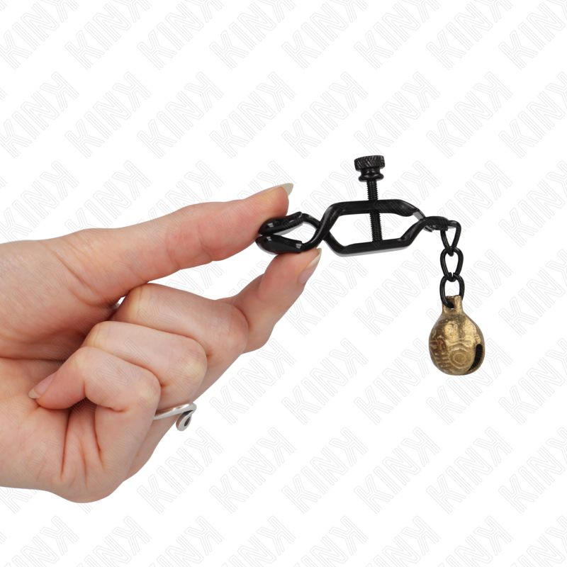 Pinces à Tétons Style Cloche Sonore 7 cm BDSM - Kink