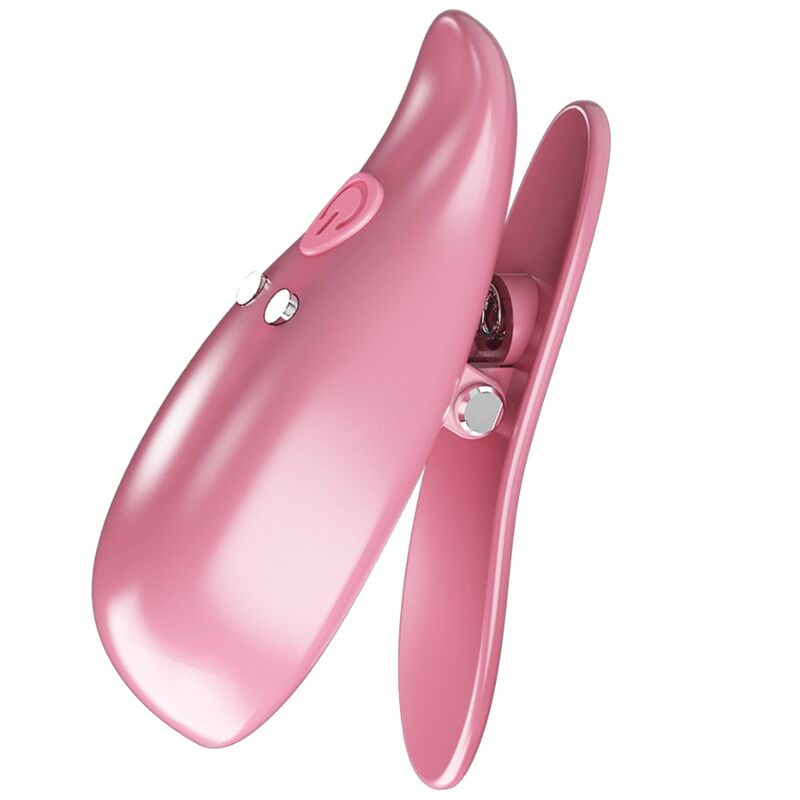 Pinces à Tétons Vibrantes Leaf 10 Modes Rechargeable USB - Pretty Love