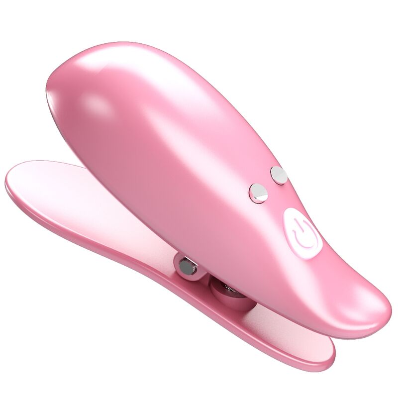 Pinces à Tétons Vibrantes Leaf 10 Modes Rechargeable USB - Pretty Love