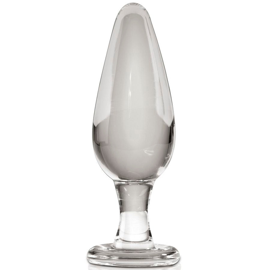 Plug Anal en Verre N°26 Soufflé Thermosensible 10 cm - Icicles