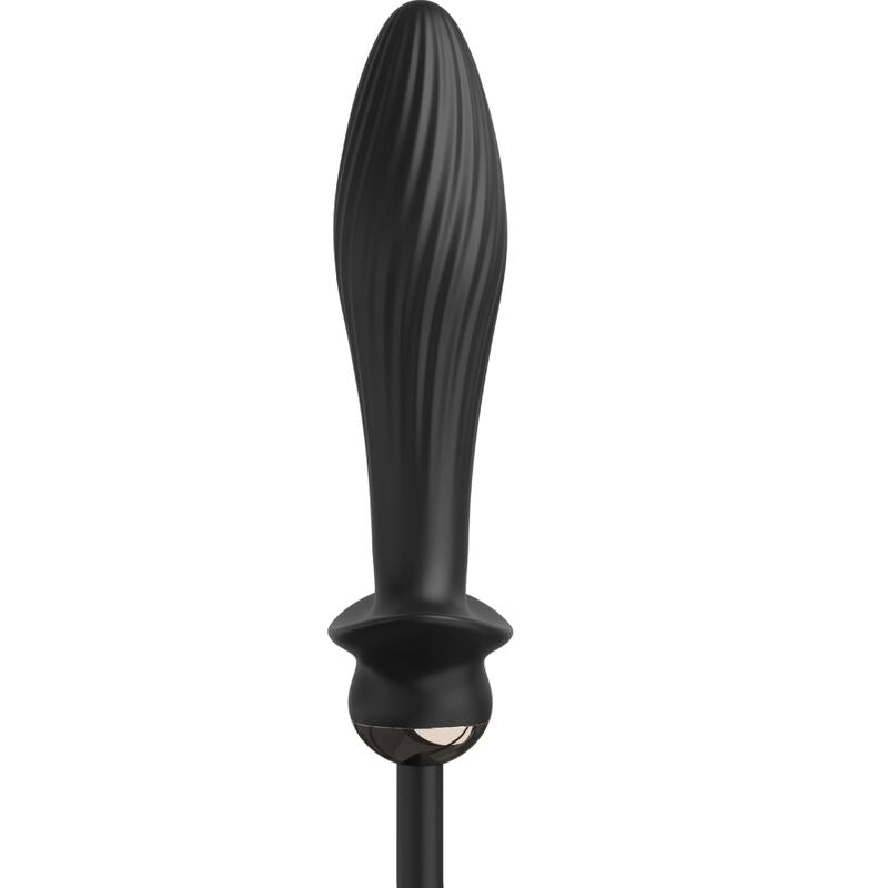 Plug Anal Gonflable Vibrant Auto-Throb Silicone Pulsation Automatique - Anal Fantasy