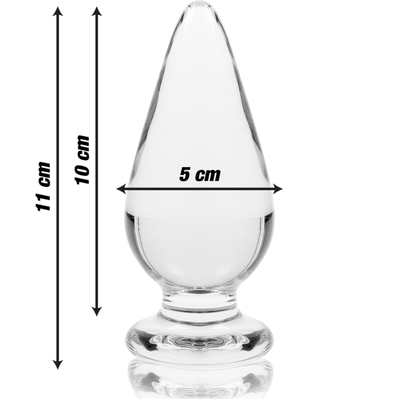 Plug Anal Nebula Modèle 4 Verre Borosilicate 11 cm - Nebula Series By Ibiza