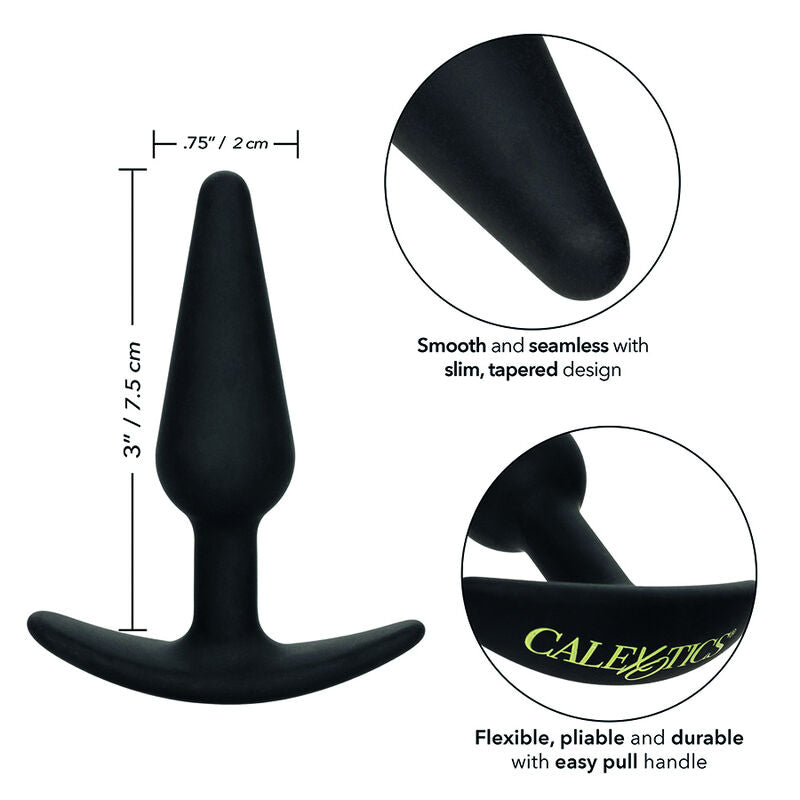 Plug Anal Slim Boundless Silicone Flexible Base Tirette - CalExotics