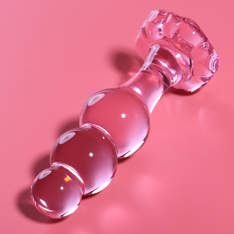 Plug Anal Verre Borosilicate Modèle 1 Base Large 10,5 cm - Nebula Series By Ibiza