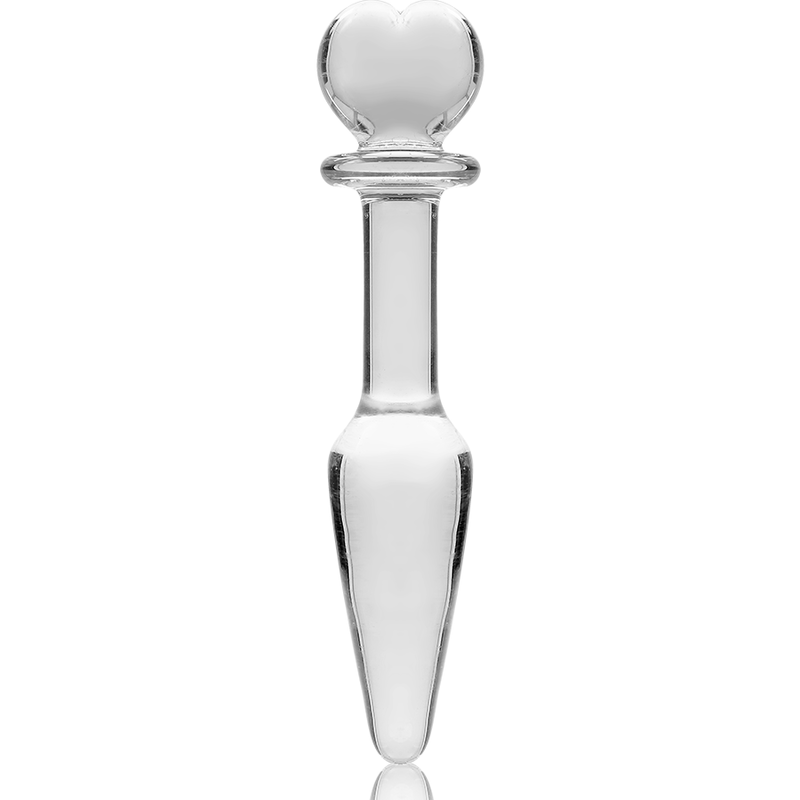 Plug Anal Verre Borosilicate Modèle 7 Transparent 13,5 cm - Nebula Series By Ibiza