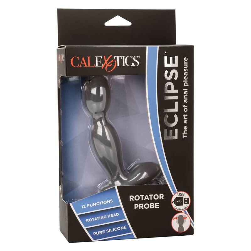 Plug Anal Vibrant Eclipse Rotator Pointe Rotative 12 Modes Rechargeable - CalExotics