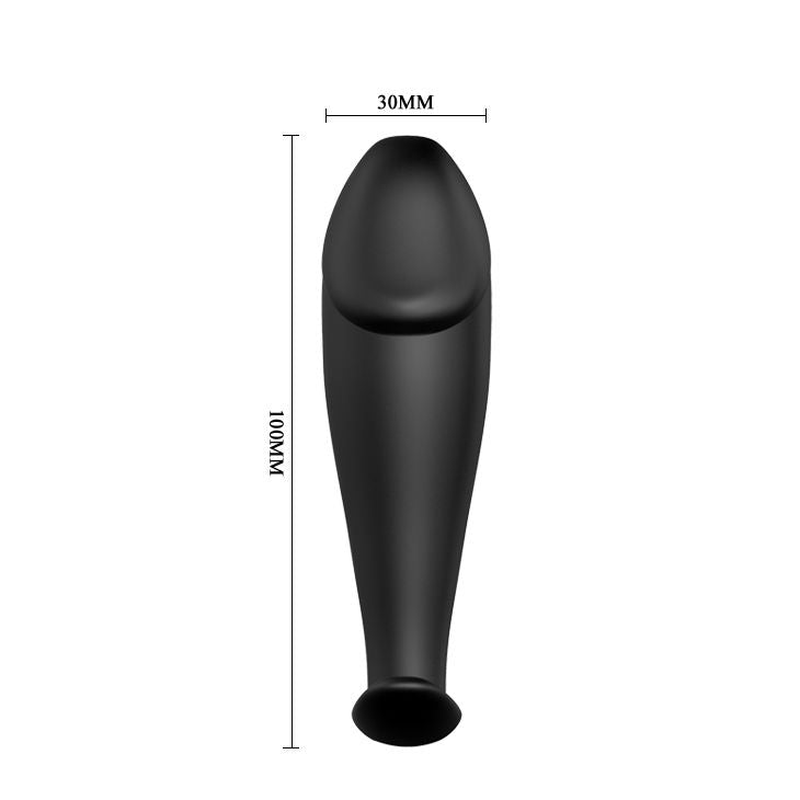 Plug Anal Vibrant Forme Pénis 12 Modes Télécommandé Submersible - Pretty Love