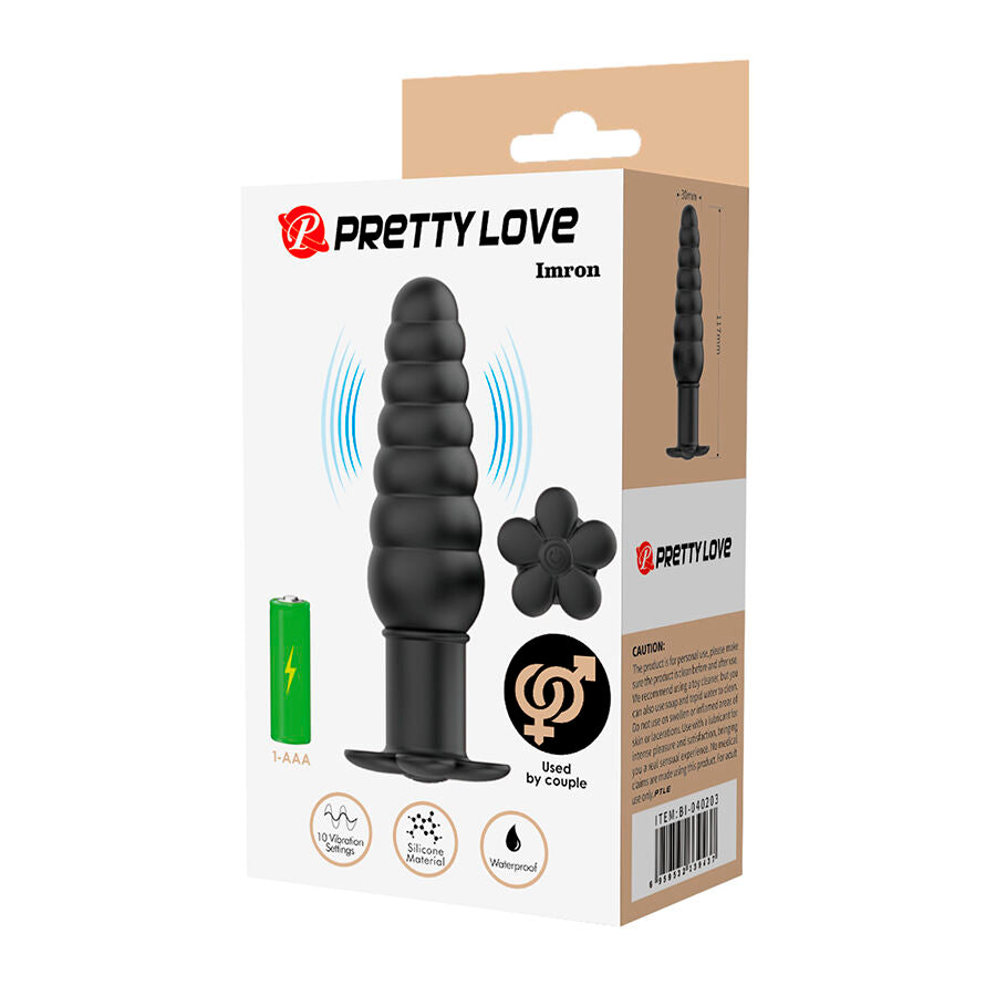 Plug Anal Vibrant Imron 10 Modes Stimulation Prostate Silicone - Pretty Love