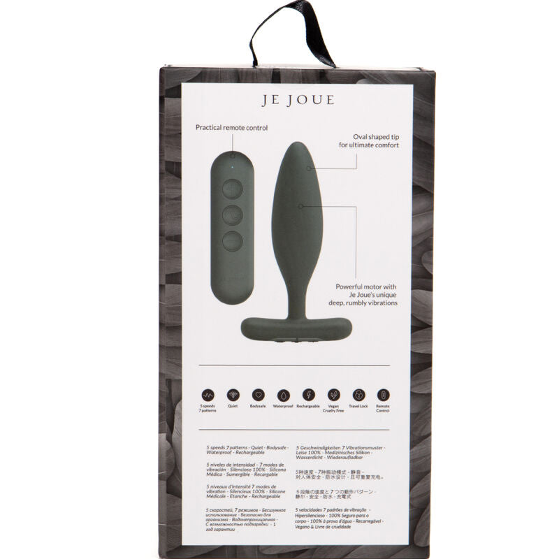 Plug Anal Vibrant Vesta Forme Goutte Silicone Doux - Je Joue