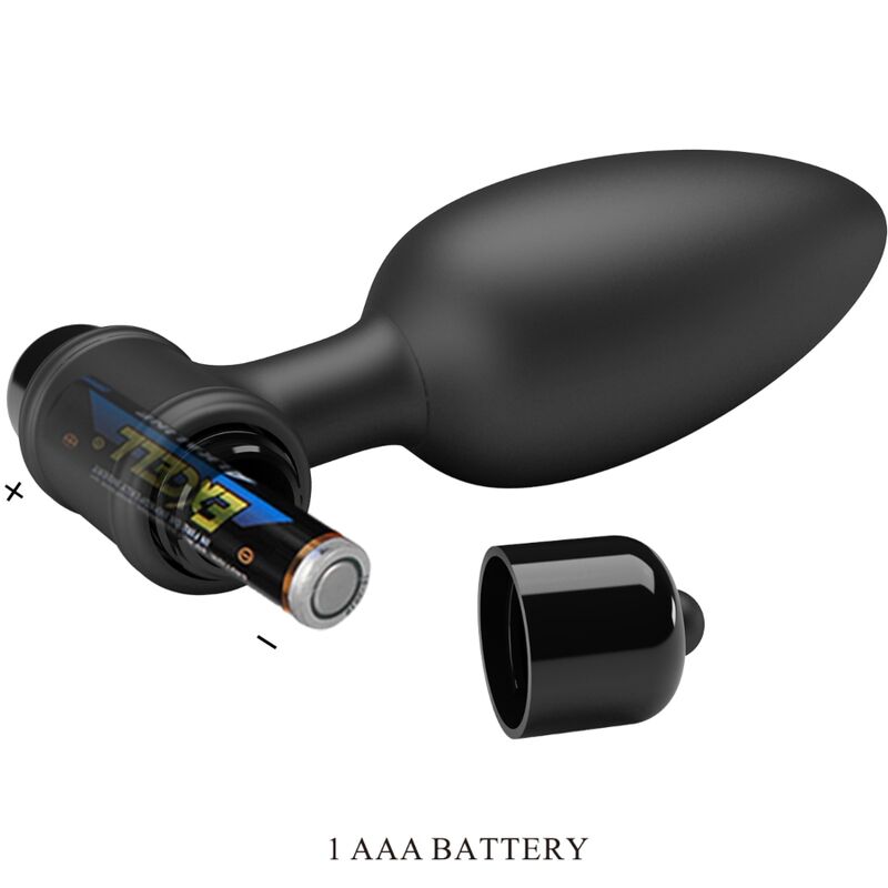 Plug Anal Vibrant Vibra Butt Plug 2 Silicone 10 Vibrations - Pretty Love
