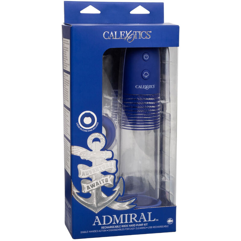 Pompe à Pénis Automatique Admiral Rechargeable Cockring Inclus - CalExotics