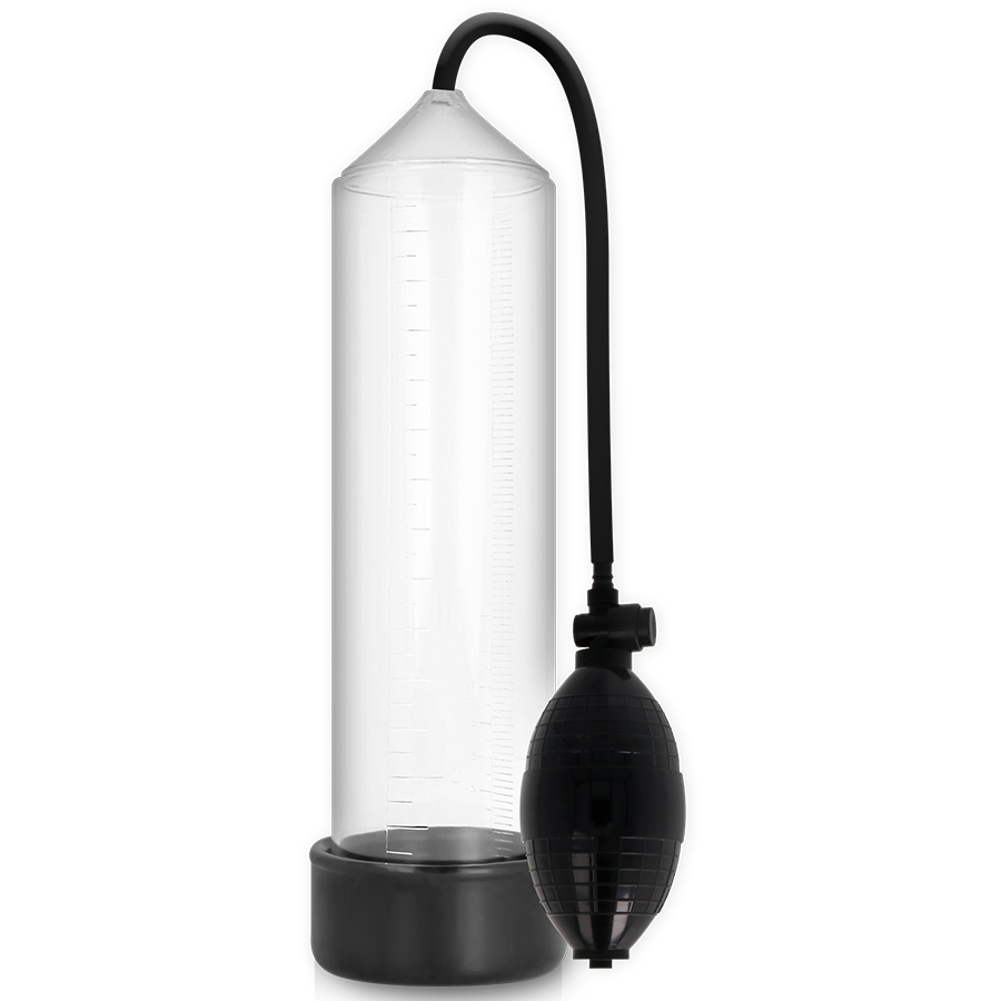 Pompe à Pénis Manuelle RX3 Cylindre Transparent 2 Coloris - Pump Addicted