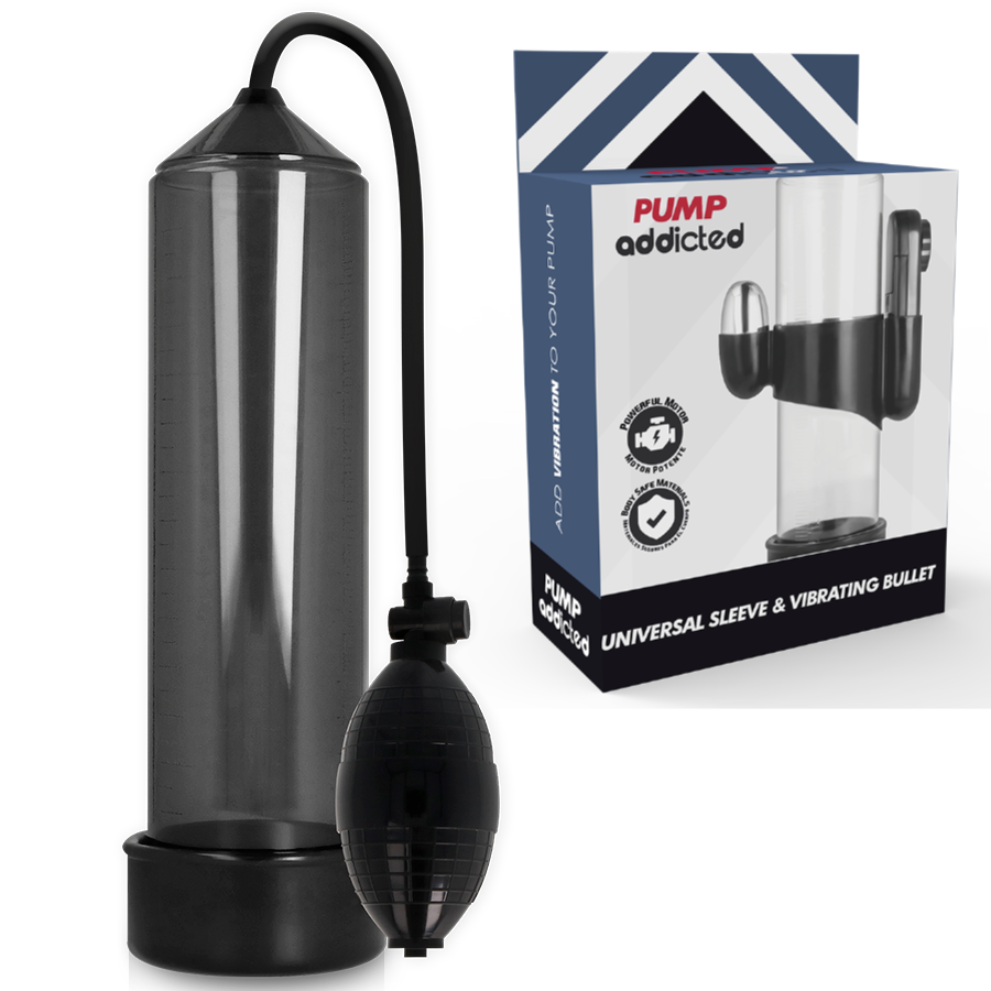 Pompe à Pénis Vibrante RX3 Amovible - Pump Worx