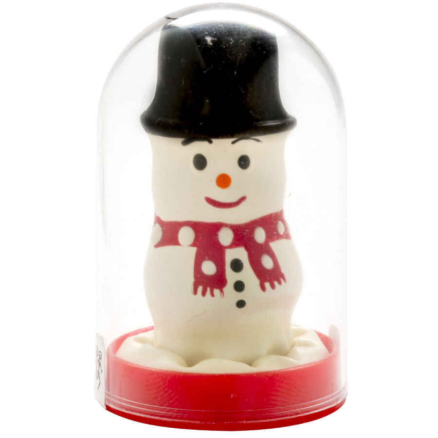 Préservatif Fantaisie Bonhomme de Neige Peint à la Main Latex - Condomerie