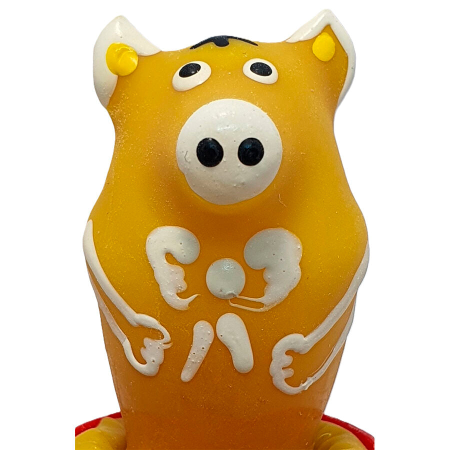 Préservatif Fantaisie Cochon Assis Peint à la Main Latex Naturel - Condomerie
