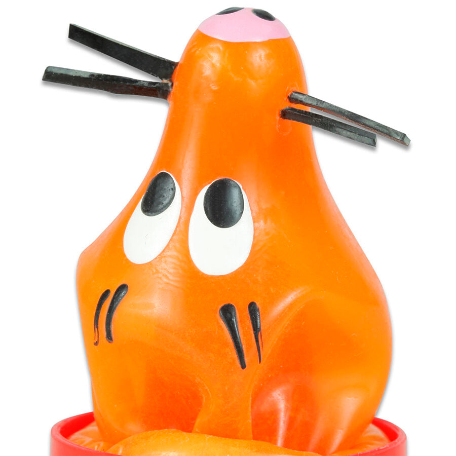 Préservatif Fantaisie Fox Glued Peint à la Main en Latex - Condomerie