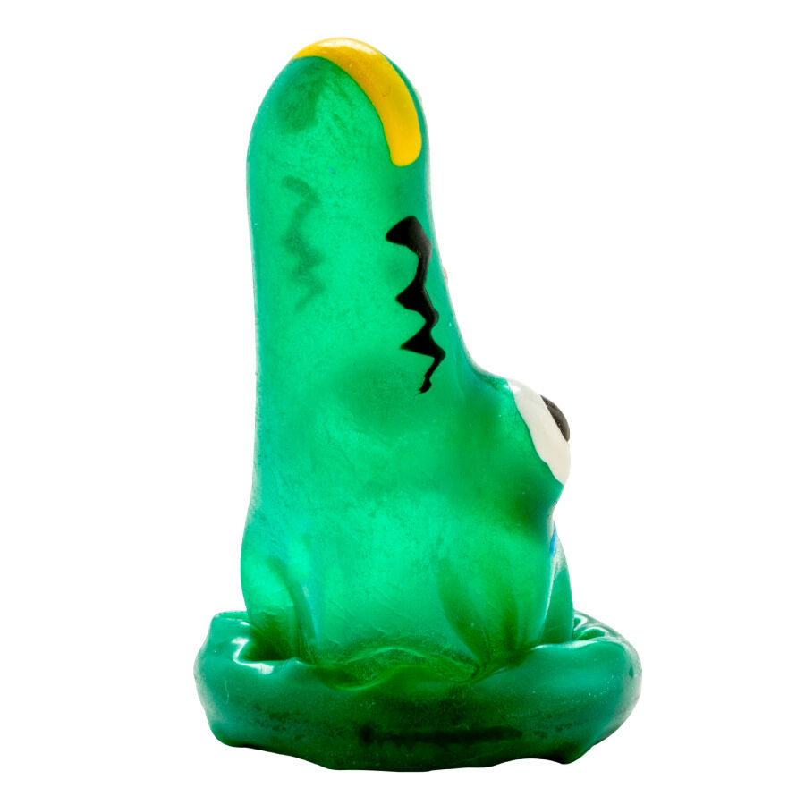Préservatif Fantaisie Peint à la Main Modèle Crocodile - Condomerie
