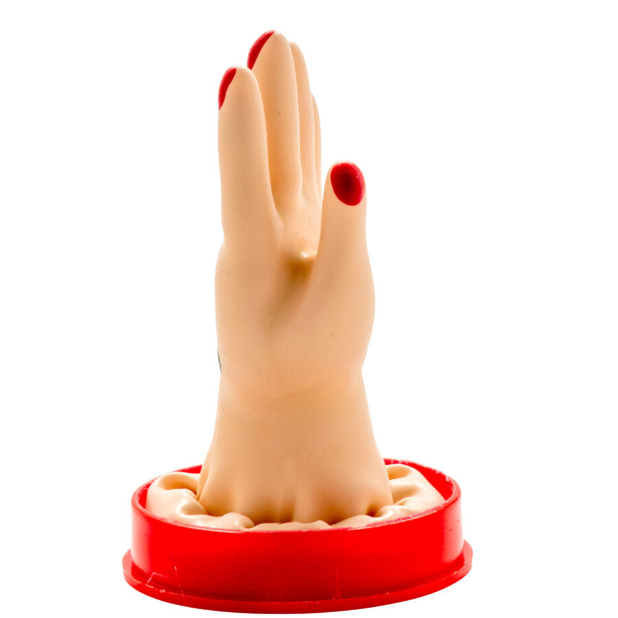 Préservatif Fantaisie Peint à la Main Modèle Main 1 Latex Naturel - Condomerie