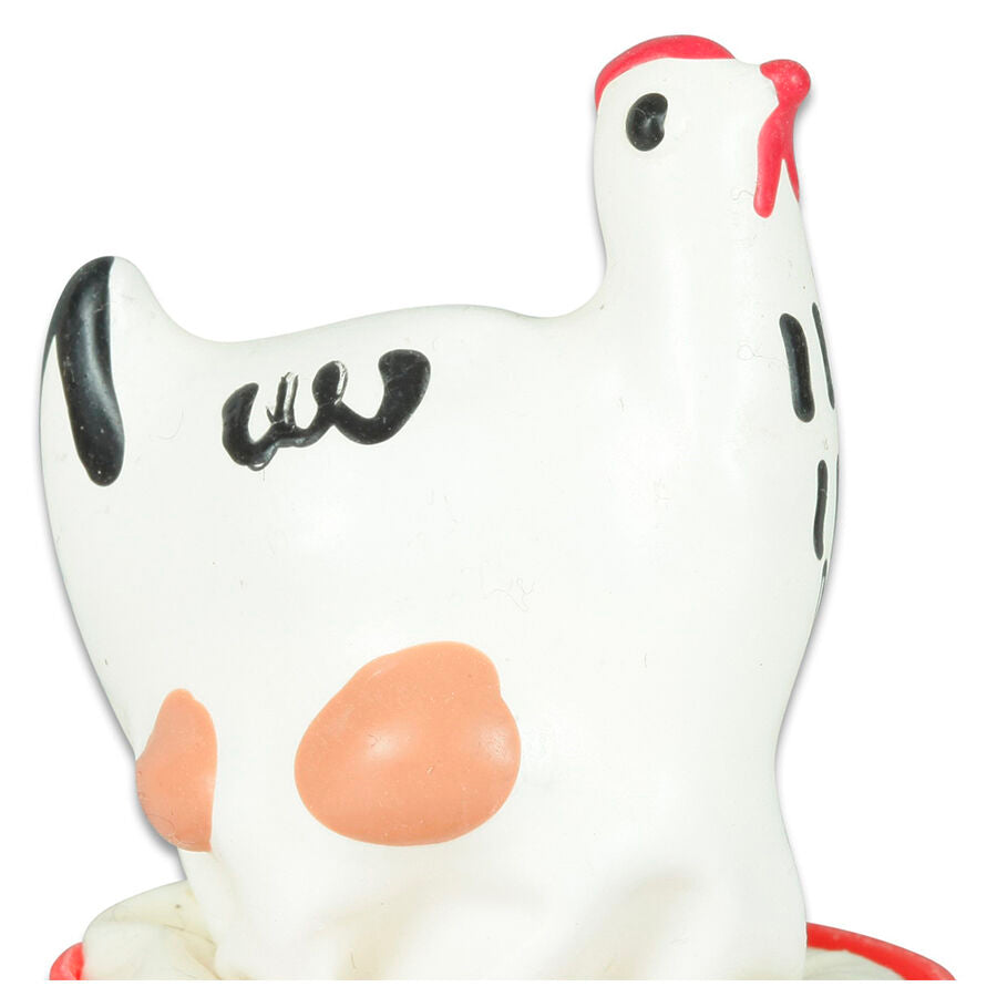 Préservatif Fantaisie Peint à la Main Poulet Blanc Latex - Condomerie