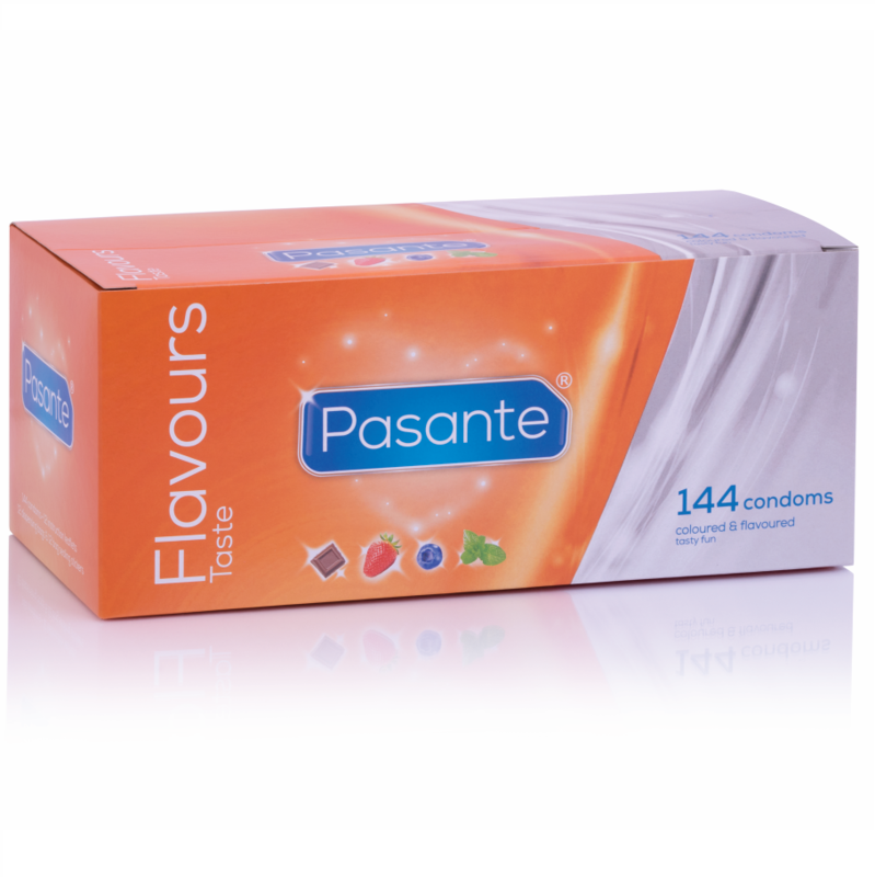 Préservatifs Aromatisés Taste 4 Saveurs Latex Naturel - Pasante