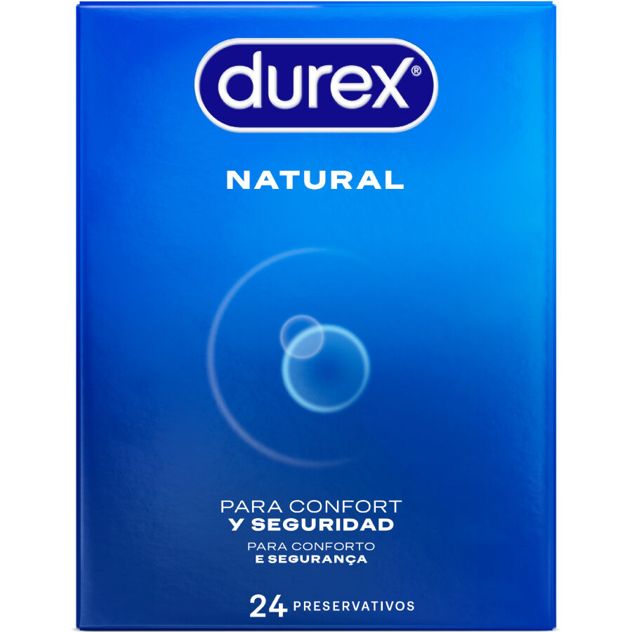 Préservatifs Durex Natural - Forme Easy-On Latex Sans Odeur