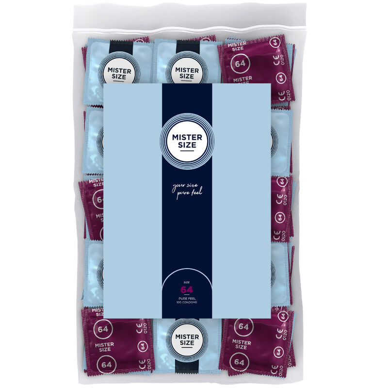 Préservatifs Mister Size - Taille du M au XXXL - Ultra Fin