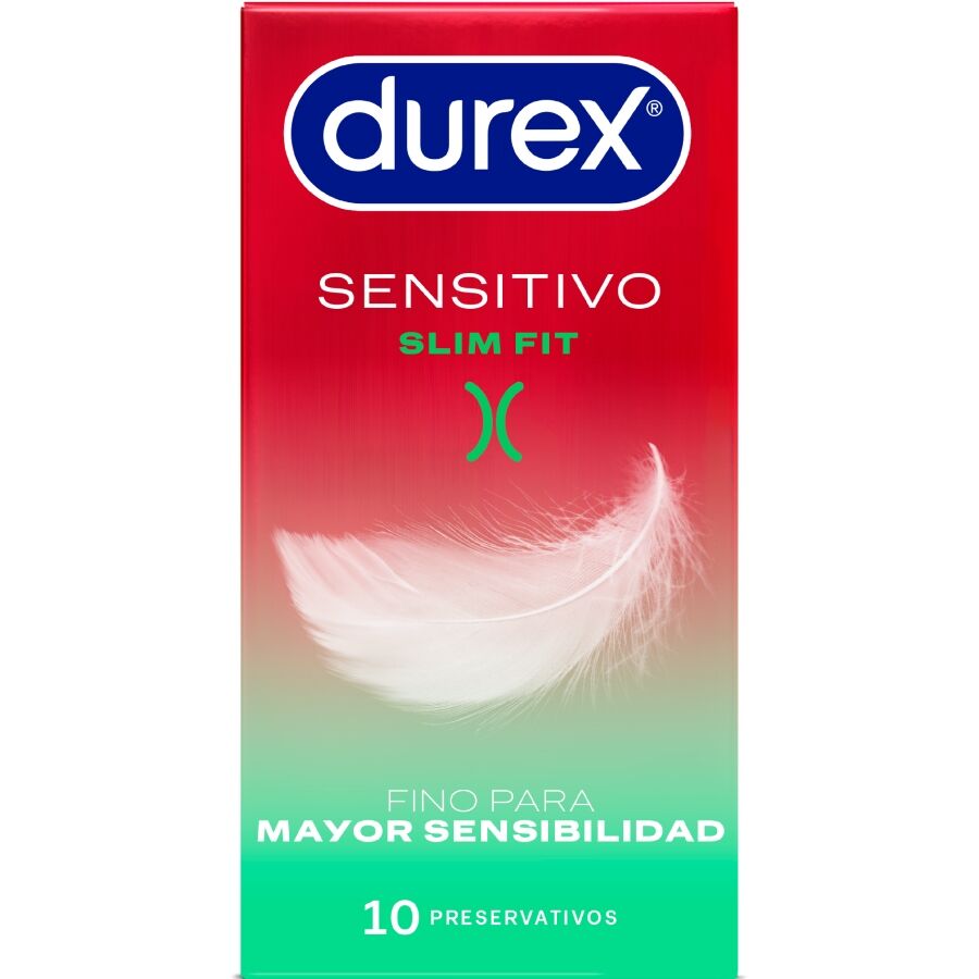 Préservatifs Sensitive Soft Slim Fit Fins Ajustés Boîte de 10 - Durex