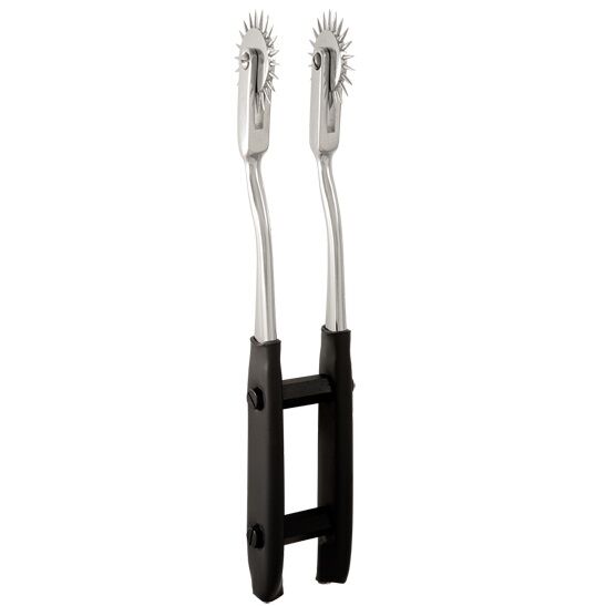 Roulette Pinwheel Double Bi-Polaire Électrostimulation Laiton - ElectraStim