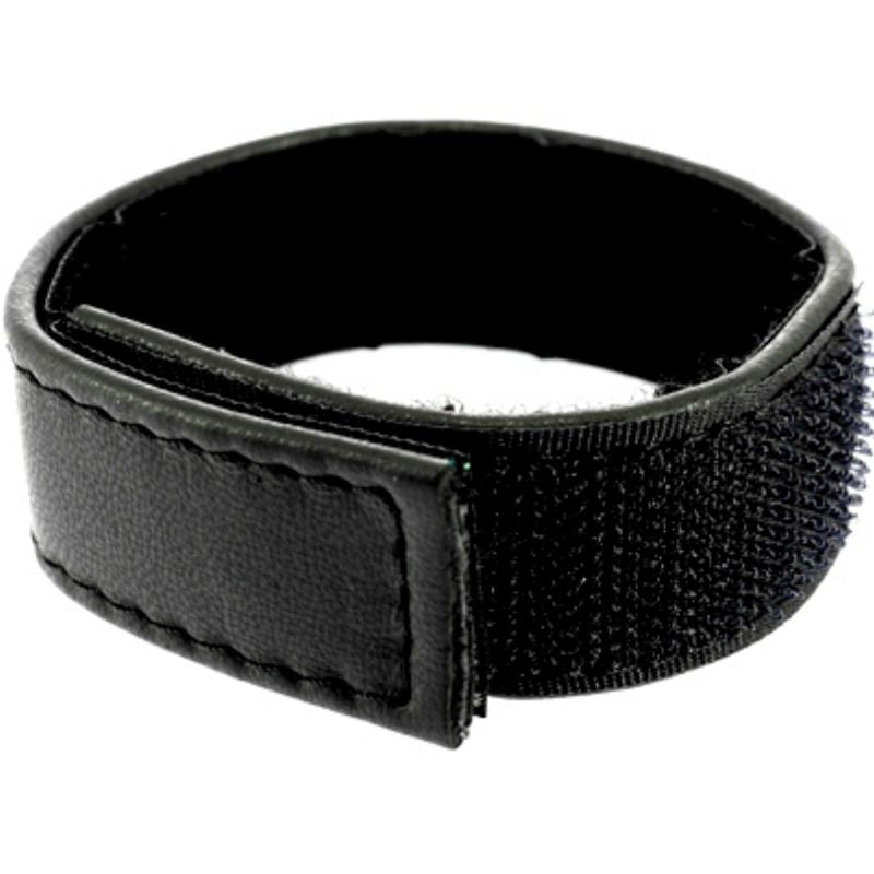 Sangle à Pénis Cuir Réglable Velcro 3 Supports - Leather Body