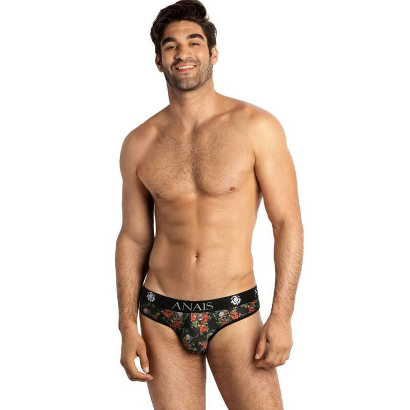 Slip Homme Power Imprimé Roses et Têtes de Mort Modal Doux - Anais Men