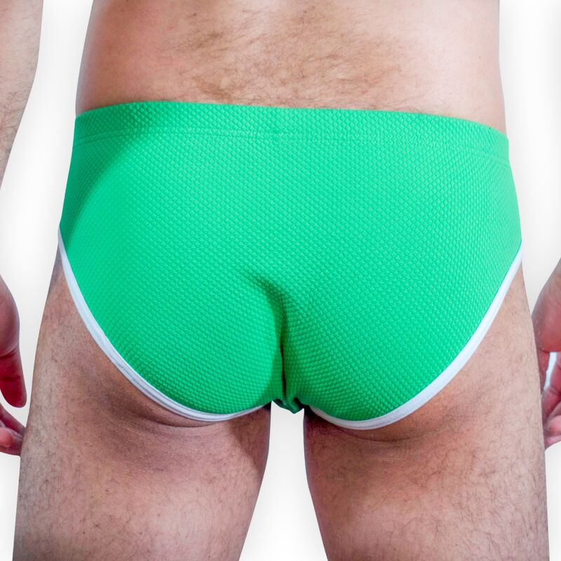Slip Sexy Vert pour Homme 4 Tailles S à XL - Burn