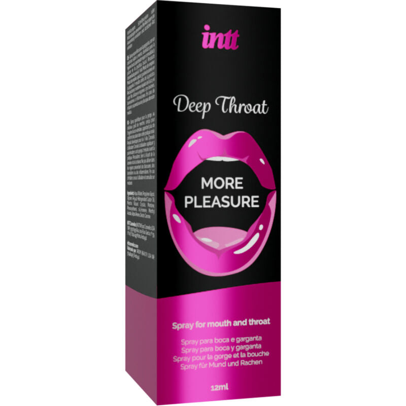 Spray Oral Rafraîchissant Deep Throat Saveur Menthe Effet Froid - Intt