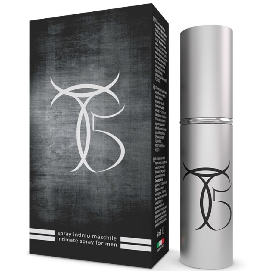 Spray Retardant T5 Sans Anesthésiant Formule Végétale 5 ml - Intimateline