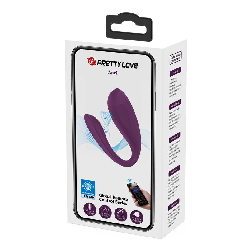 Stimulateur Clitoridien Aari Connecté 10 Modes Rechargeable - Pretty Love