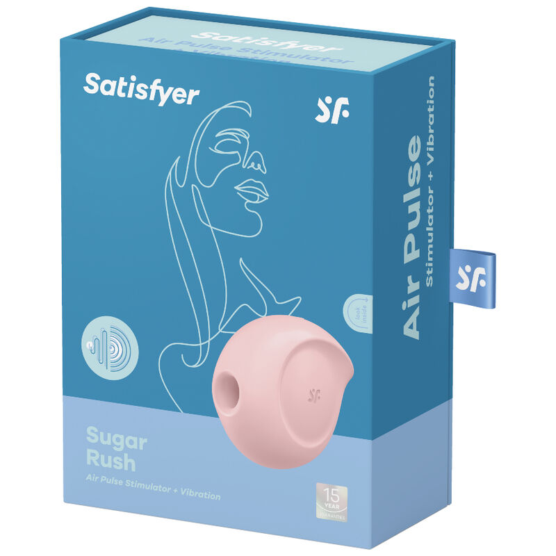 Stimulateur Clitoridien Air Pulse Sugar Rush 2 Moteurs IPX7 Rose - Satisfyer