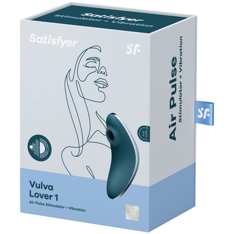 Stimulateur Clitoridien Air Pulse Vulva Lover 1 Double Moteur IPX7 - Satisfyer