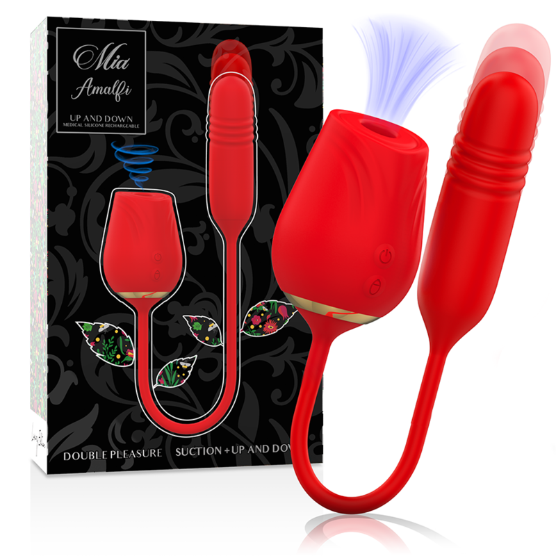 Stimulateur Clitoridien Amalfi Double Aspiration et Vibration - Mia