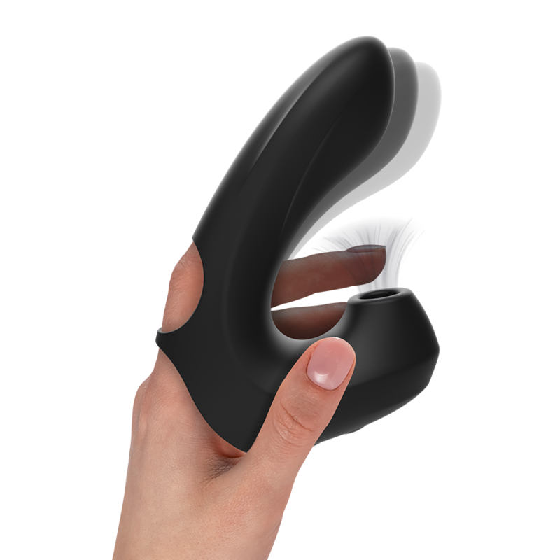 Stimulateur Clitoridien à Doigt Aspiration et Vibration 2 Moteurs IPX6 - Ibiza Technology