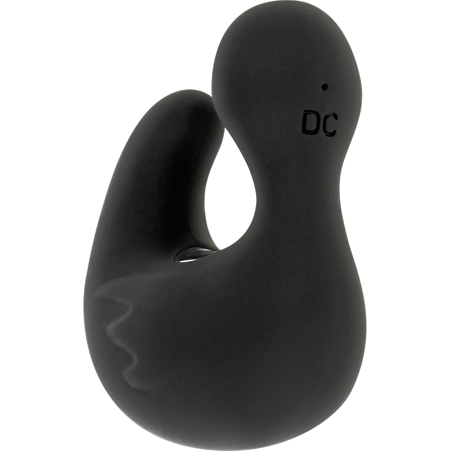 Stimulateur Clitoridien Doigt Duckymania Rechargeable 8 Modes - Black&Silver