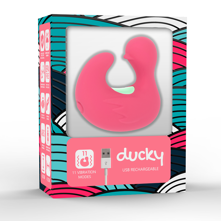 Stimulateur Clitoridien Doigt Duckymania Silicone Rechargeable - Happy Loky
