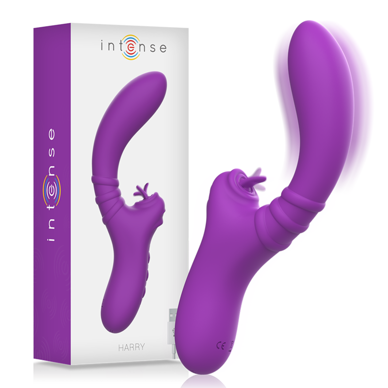 Stimulateur Clitoridien Flexible Harry Langue Vibrante 20 Modes - Intense