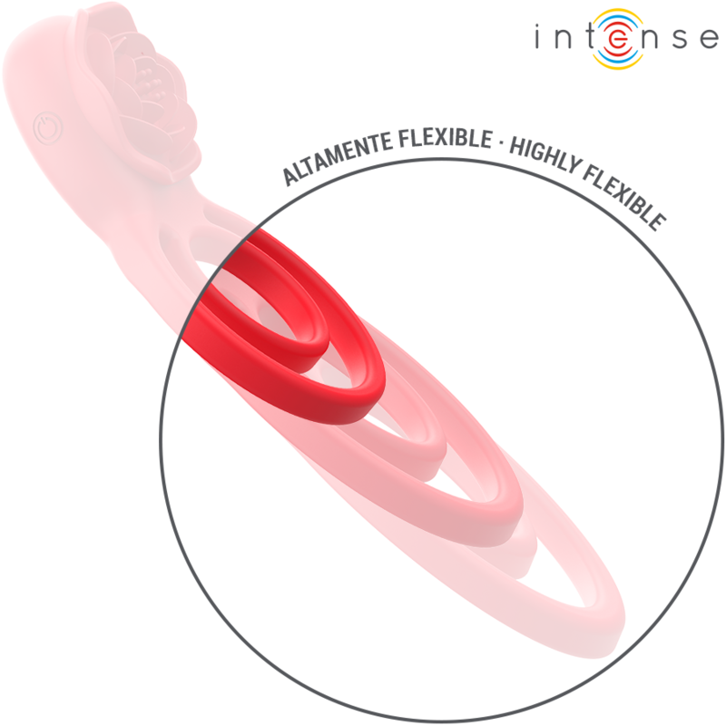 Stimulateur Clitoridien Gail Forme Rose 10 Vibrations Télécommande - Intense