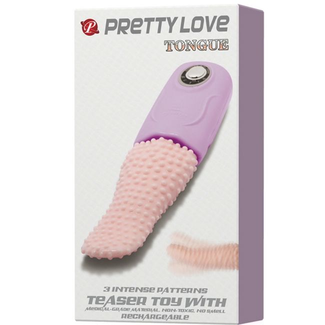 Stimulateur Clitoridien Langue Rotative 3 Fonctions Rechargeable USB - Pretty Love