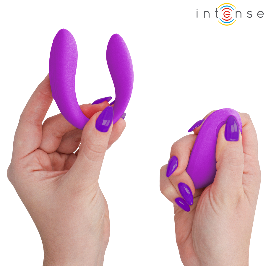 Stimulateur Clitoridien Nora Pince Vibrante en U 10 Modes Télécommande - Intense