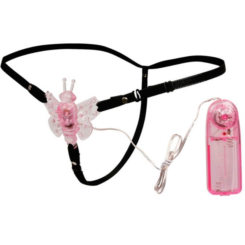 Stimulateur Clitoridien Papillon Vibrant Harnais Réglable Multivitesses - Baile