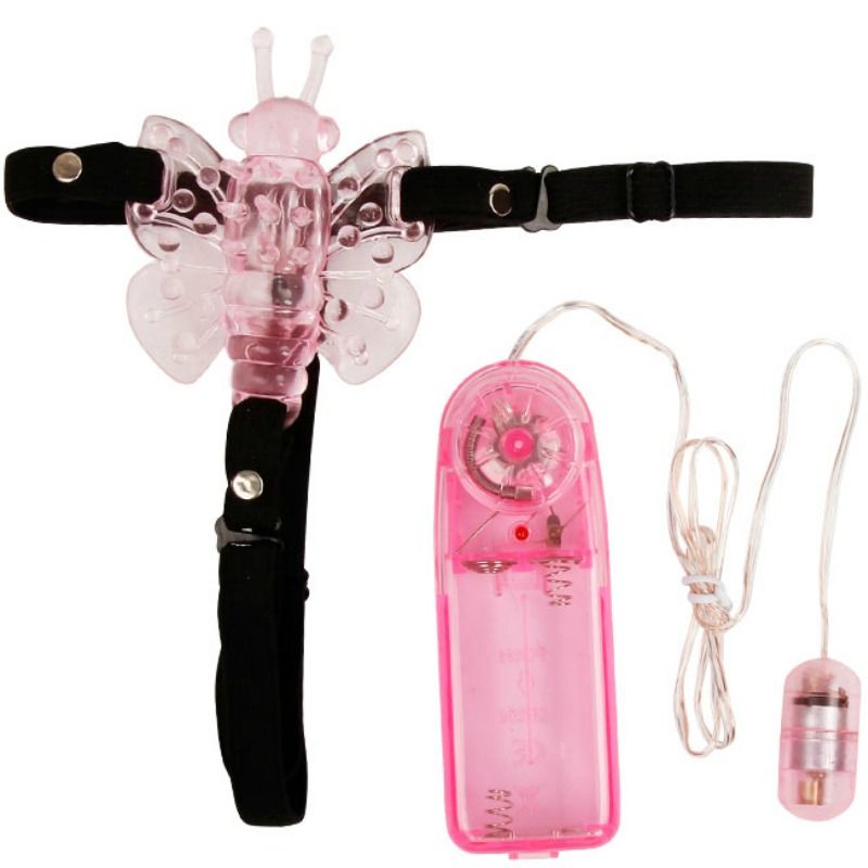 Stimulateur Clitoridien Papillon Vibrant Harnais Réglable Multivitesses - Baile