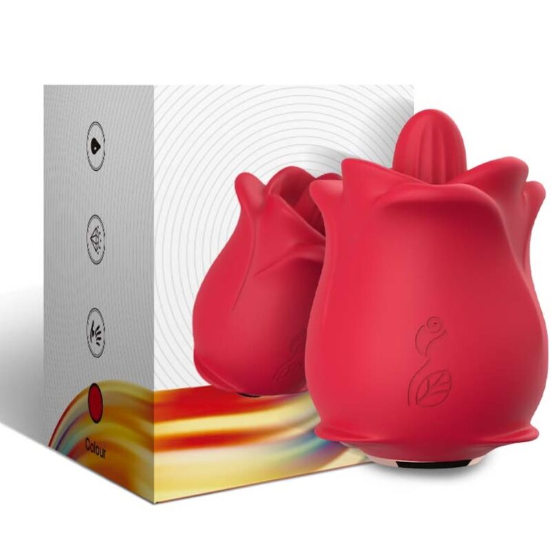 Stimulateur Clitoridien Rose Aspiration 9 Modes Rechargeable - Armony