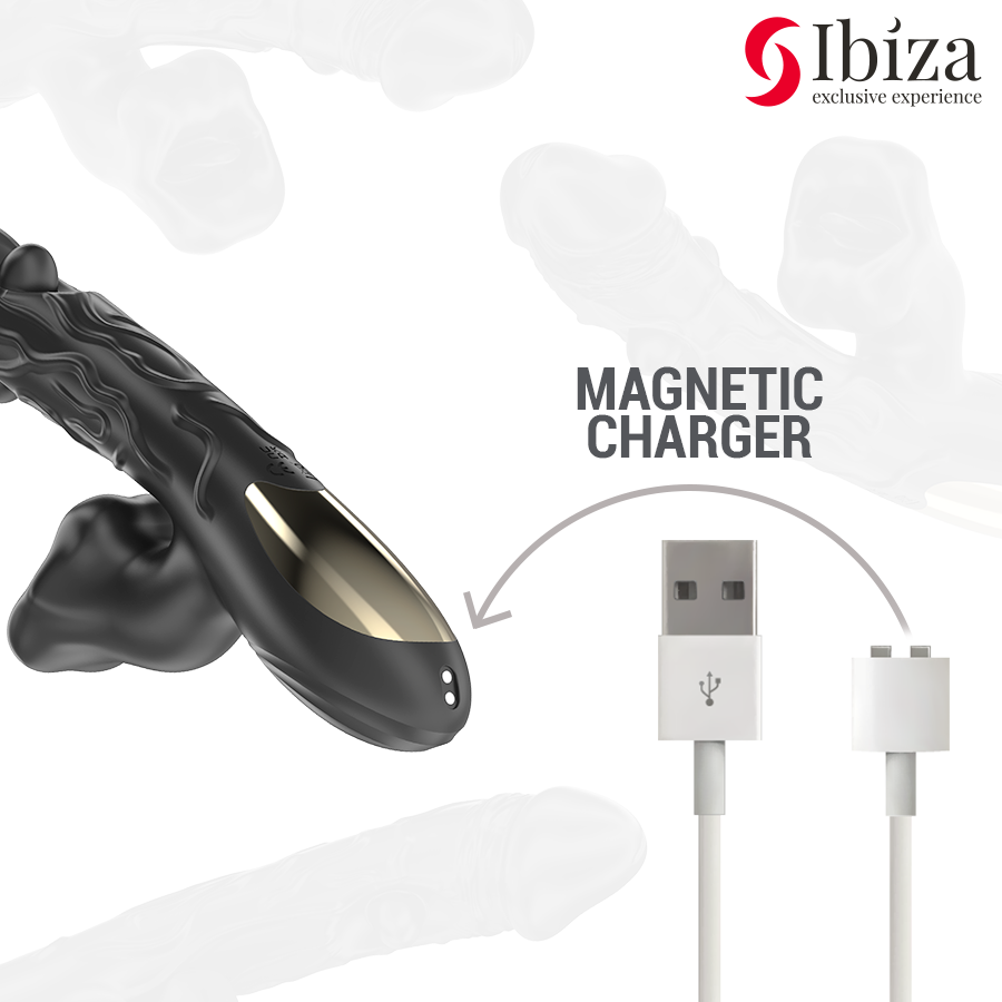 Stimulateur Clitoridien Rotatif 3 Moteurs Effet Mordant 10 Modes - Ibiza Technology