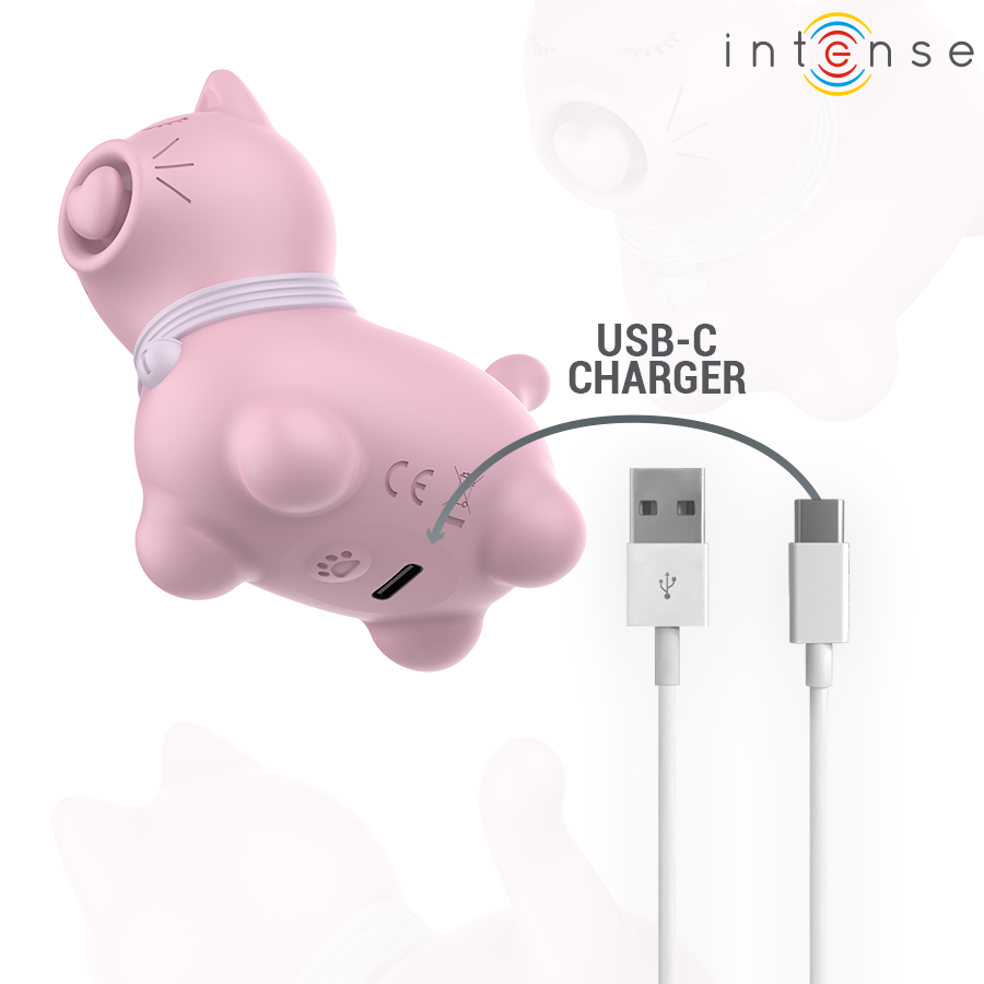 Stimulateur Clitoridien Tapotement Marie Effet Pulsation Rechargeable - Intense